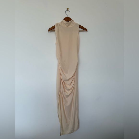 Hello Molly Beige Midi Dress NWT - Picture 3 of 5